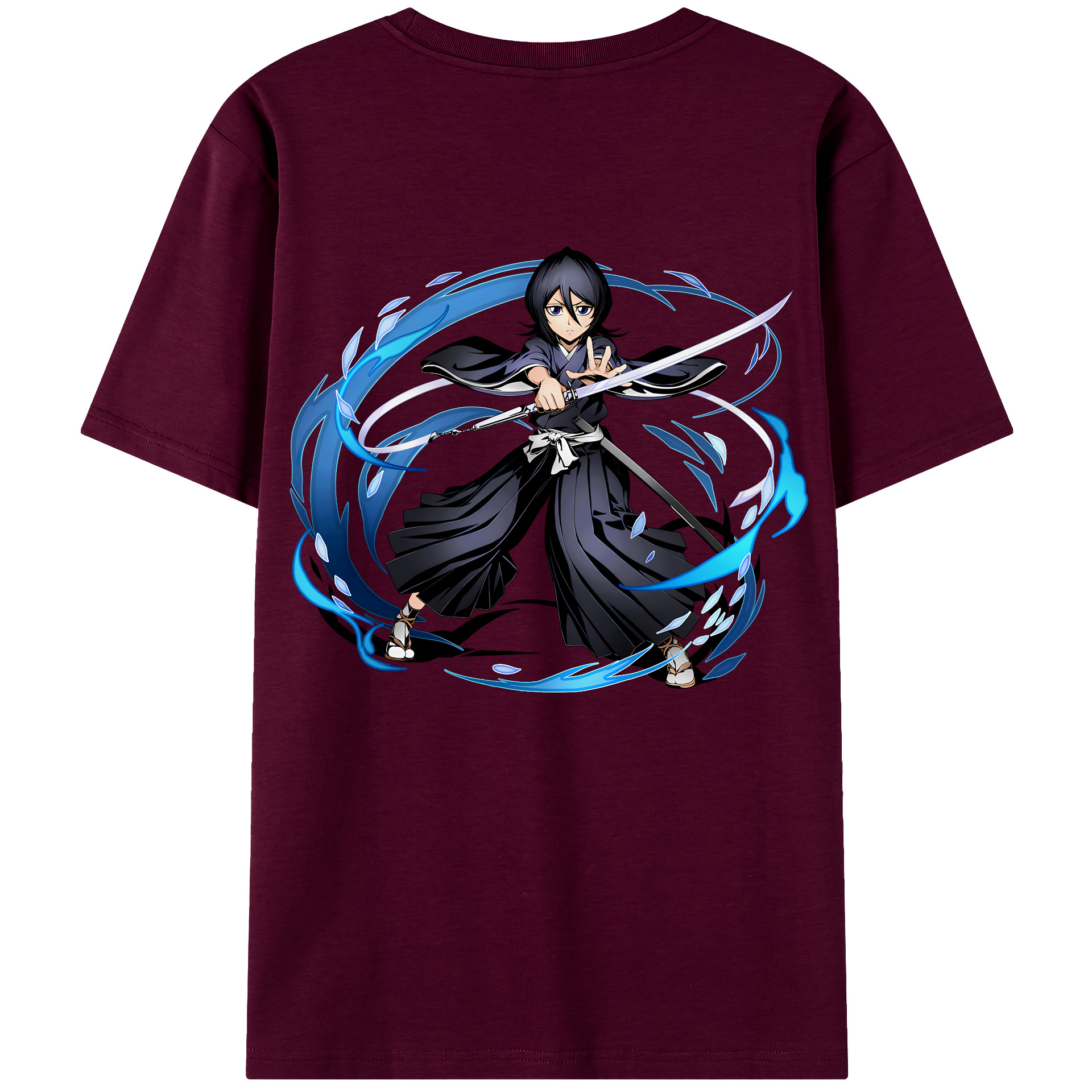 （画像用） ブリーチ 朽木ルキア BLEACH Kuchiki Rukia レディース半袖Tシャツ(バックプリント)